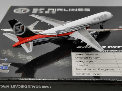 1:400 JC Wings SF B757-200 Passenger Airplane Diecast Aircraft Model