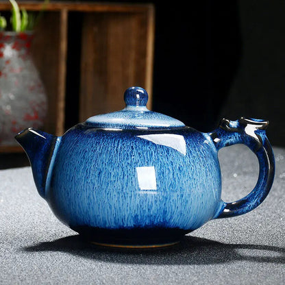 250ml Star Glaze Teapot Ceramic Kung Fu Tea Pot Teaset Porcelain Chinese Teaware