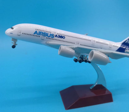 20CM AIRBUS A380 Passenger Aircraft Plane Diecast Aeroplane Airplane Model