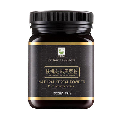 Walnuts Sesame Black Bean Powder Breakfast Powder, Cooked Five Grains Powder