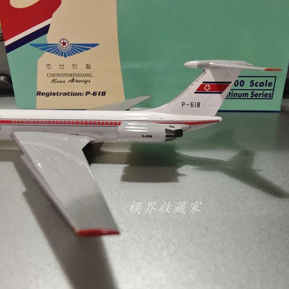 1:400 Phoenix Air Koryo Ilyushin IL-62M Airplane Diecast Aircraft Plane Model
