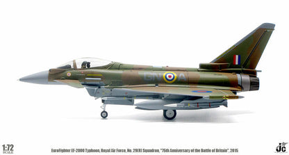 1:72 JC Wing EuroFighter EF-2000 Tyuhoon, Boyal Air Force Fighter Diecast Model