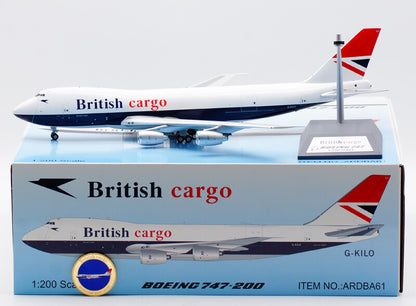 1:200 35CM ARD British Airways BOEING 747-200F Passenger Airplane Diecast Model