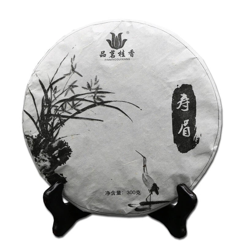 300g Fuding Organic Gong Mei Tribute Eyebrow High Mountain White Tea Shou Mei