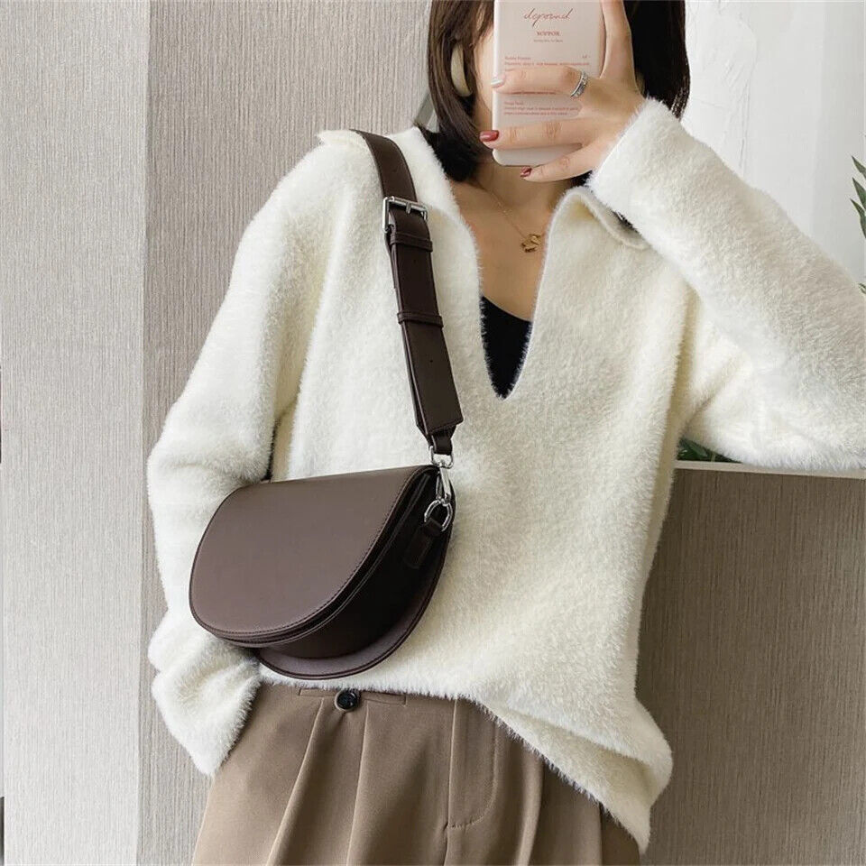Saddle Bag Shoulder Bags for Women Ladies Crossbody Bag Handbags