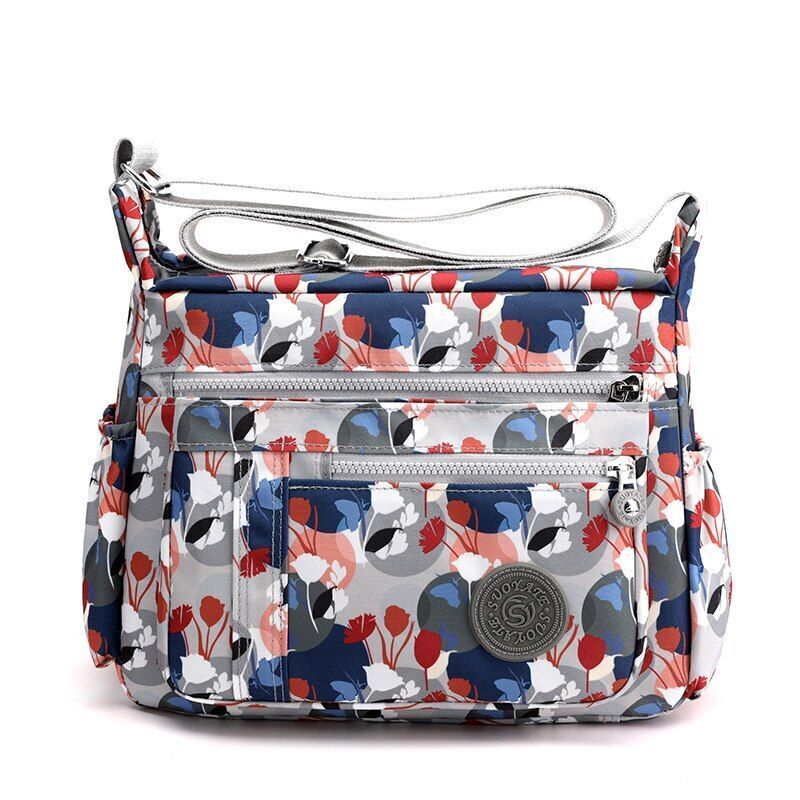 Handbag Luxury Nylon Shoulder Bag 29*12*22CM Polyester Handbag Tote Purse Blue