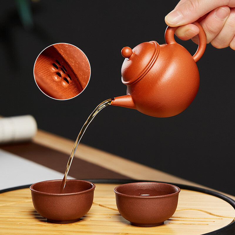 Tea Pot Kung Fu Tea Maker 100ml Delicate Cute Pure Handmade Purple Clay Teapot
