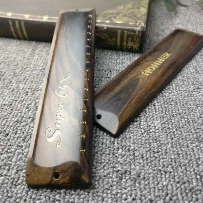 Handmade Sandalwood Cover Plate for Suzuki SCX48 DIY Harmonica