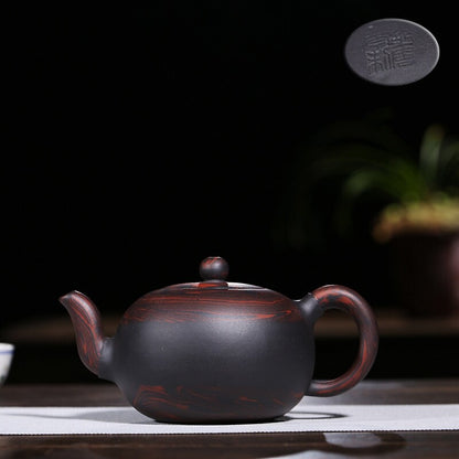 handmade tea pot marked purple clay yixing zisha master pot Chinese kungfu pots