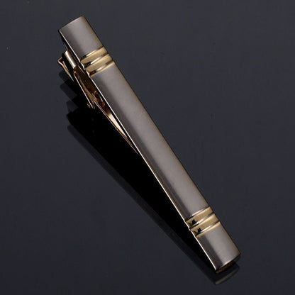 Men Business Necktie Clips 5.5cm Metal Ties Classic Simple Fashion Clasp Jewelry