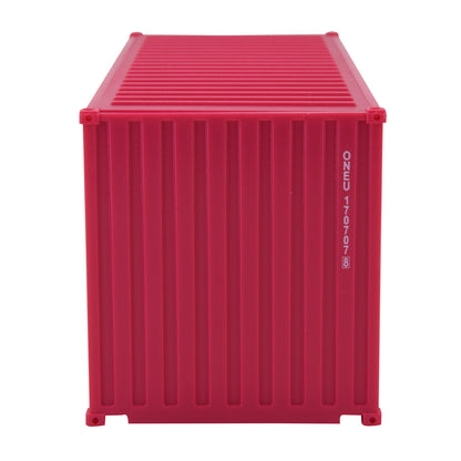 1:35 ONE Pink 20GP Shipping Container Model Plastic Office Home Decorate Toy