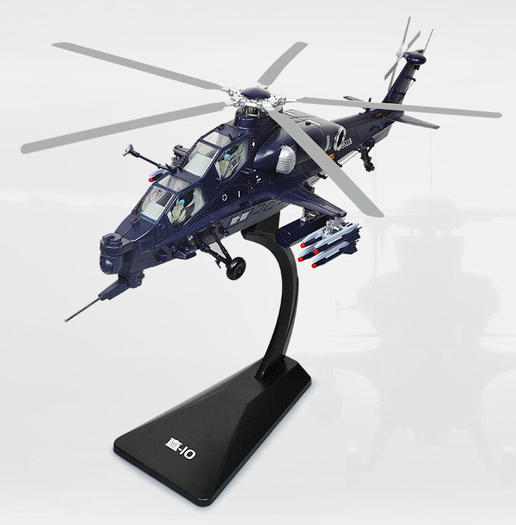 1:48 34CM KDW China Z-10 Armed Helicopter Plane Diecast Military Aircraft Model