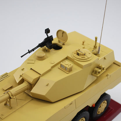 1:26 33CM 8x8 Wheeled 105CM Self Propelled Assault Gun Armor Diecast Model