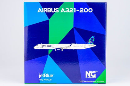 1:400 NG Model JetBlue AIRBUS A321 Passenger Airplane Diecast Aircraft Model