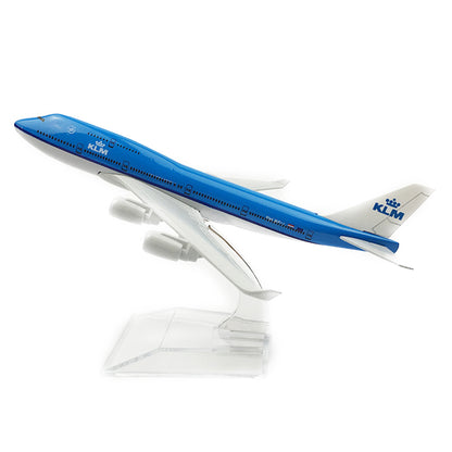 16cm Dutch Airlines KLM B747 Airplane Model 1:400 Alloy Diecast Plane Ornaments