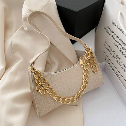 Women's Bag Pattern PU Leather Tote Shoulder Bags Women Texture Zipper Handbags