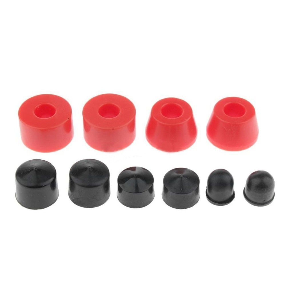 10Pcs Skateboard Truck Bushings Longboard Shock Absorber Washers Accessories PU
