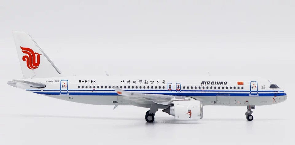 1:400 JC Wings Air China Comac C919 Passenger Airplane Diecast Plane Model