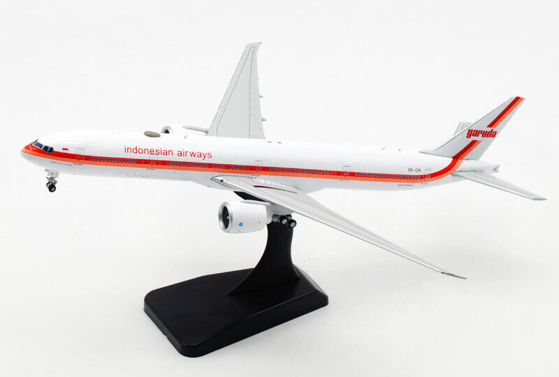 1:400 JC WINGS Indonesian Airways BOEING 777-300ER Passenger Plane Diecast Model