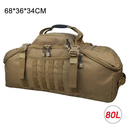 Tactical Duffle Bag Men Gym Military Molle Shoulder Bags Storage Sports Backpack