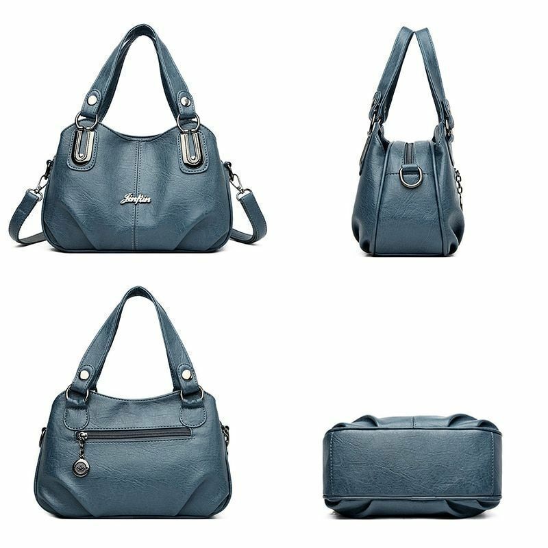 Soft Leather Messenger Luxury Handbag For Women Designer Shoulder Bags Tote Sac