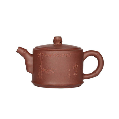 Marked Tea Pot 13 Infuser Hole Handmade Master Pot Real Yixing Zisha Purple Clay