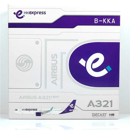 1:400 JC Wings HKEXPRESS AIRBUS A321neo Passenger Airplane Diecast Model