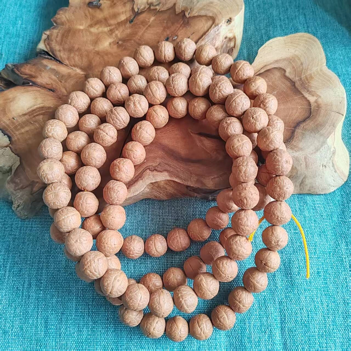 Natural 108 Bodhi Mala Japa Mala Nepal Tibet Buddha Om Yoga Blessing Necklace