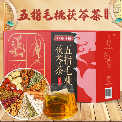 Premium Five Fingers Poria Tea 150g Bag Tea Immortal Herb Lotus Leaf Tea