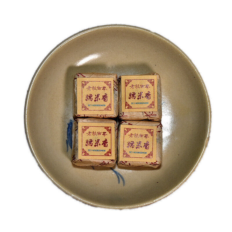500g Yunnan Pu'er tea glutinous fragrant ripe tea mini small square brick tea