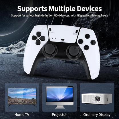 Dual Controller TV Game Console Retro HD PSP Arcade 4K Home Game Console-usa1