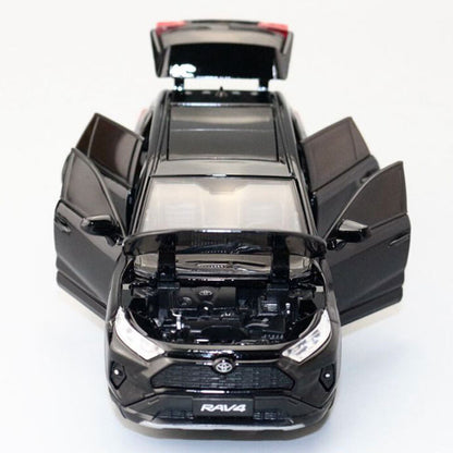 1/32 RAV4 Model Toy Car Alloy Metal Diecast Toy Vehicle Boys Toys for Kids Gifts
