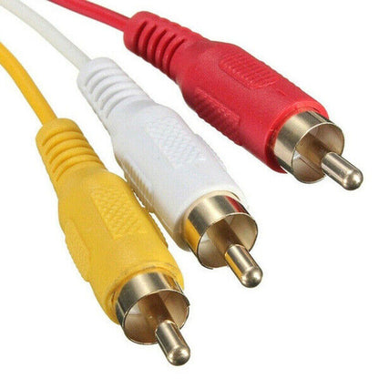 1080P HDMI Male To 3 RCA Video Audio AV Component Converter Adapter Cable HDTV