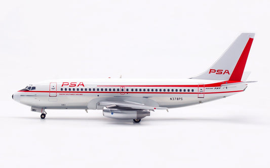 1:200 InFlight PSA Boeing 737-200 Passenger Airplane Diecast Aircraft Model