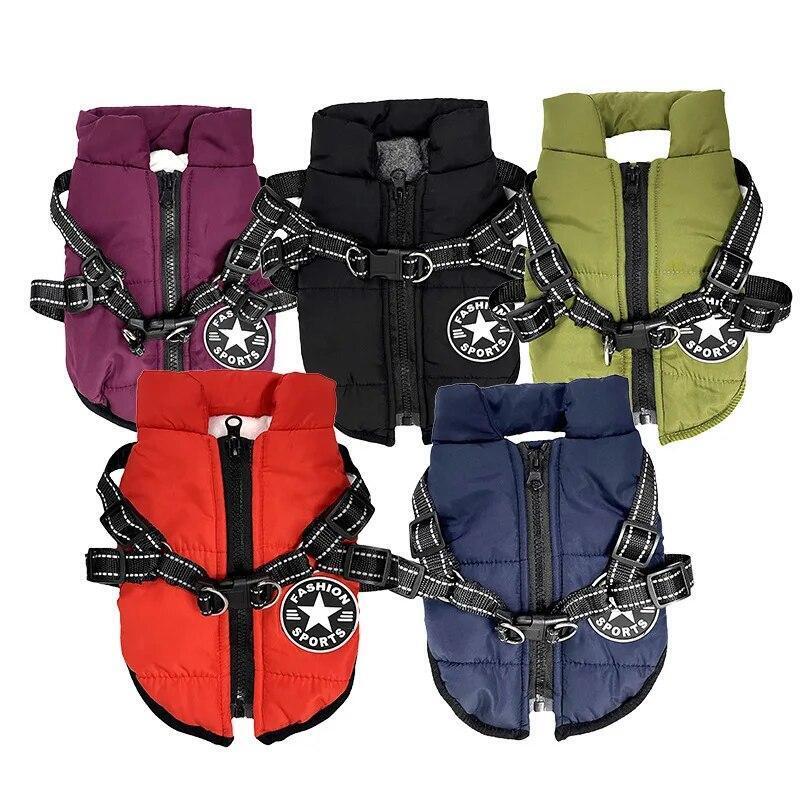 Pet Vest Jacket Warm Puppy Dog Winter Waterproof Clothes Small/Large Padded Coat