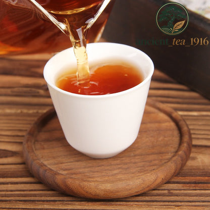 500g 2025 Yunnan Pu-erh Tea Chenpi Pu-erh Ripe Tea Small Round Tea Cake