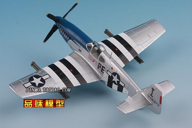1/72 World War II US P-51B P51 Mustang Fighter Ground Attack Model