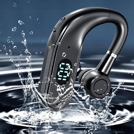 Bluetooth 5.2 Earpiece Wireless Headset Driving Trucker Earbuds Noise Cancelling