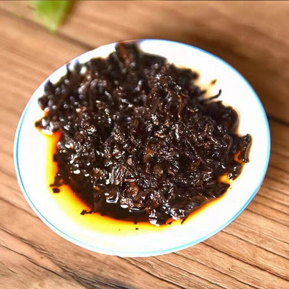 Yunnan Pu'er Ripe Tea Old Tea Brick Old Pu'er Ripe Tea Brick 1000g