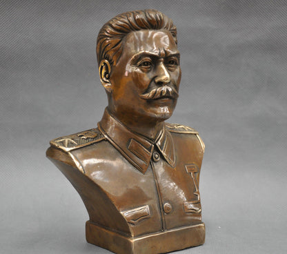 Russian Leader Joseph Stalin Bust Bronze Statue