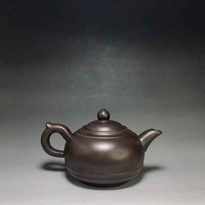 Chinese Yixing Zisha Clay Handmade Exquisite Teapot（圆韵 底款：蒋飛）