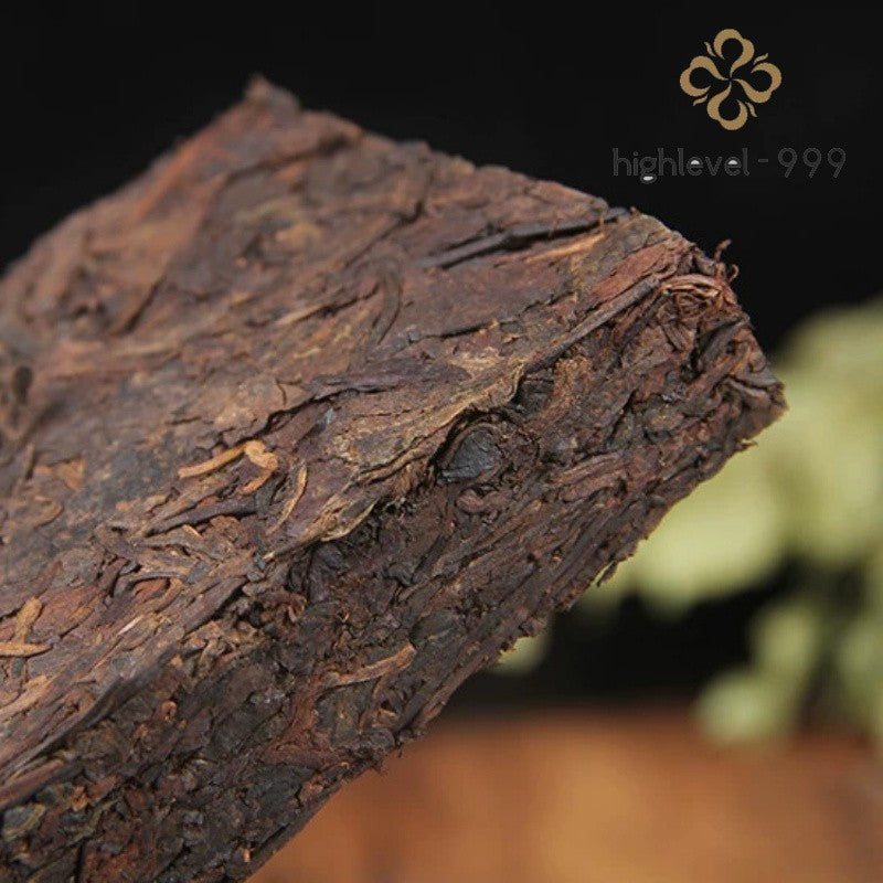 200g Ripe Puer Tea Brick Yunnan Mountain Grown Aged Rich Chen Xiang Tea