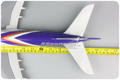 1:160 46CM THAI AIRBUS A380 Passenger Airplane Landing Gear Resin Aircraft Model