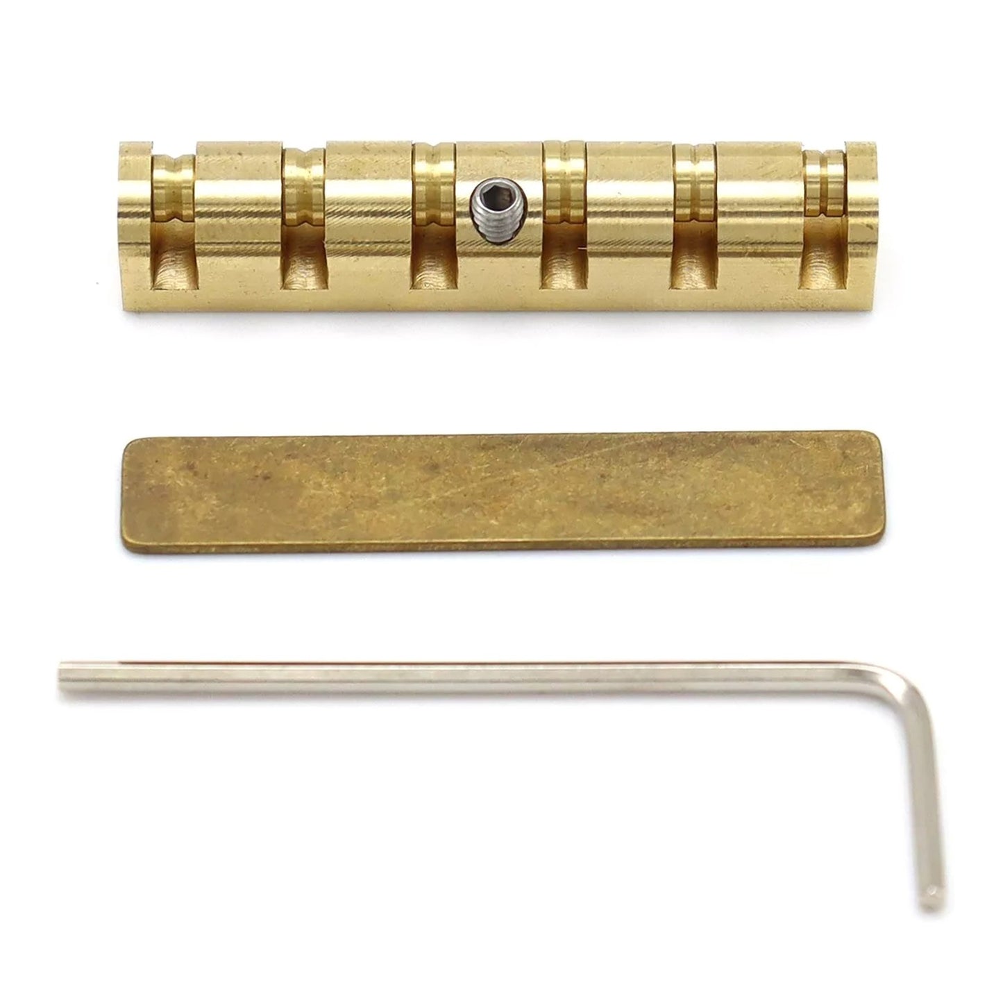 1PC 43mm Height Adjustable Brass Roller Guitar Nut For LP/SG/ES Standard/Custom