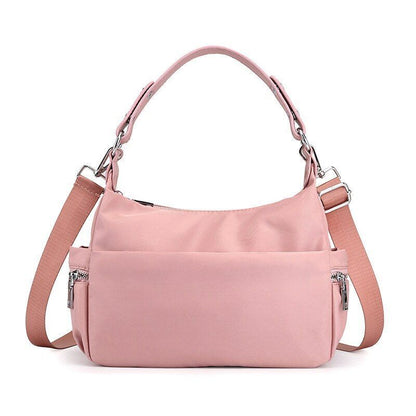 Small Nylon Shoulder Bag Messenger Crossbody Bags Lady Handbag Zipper Shell 1 PC