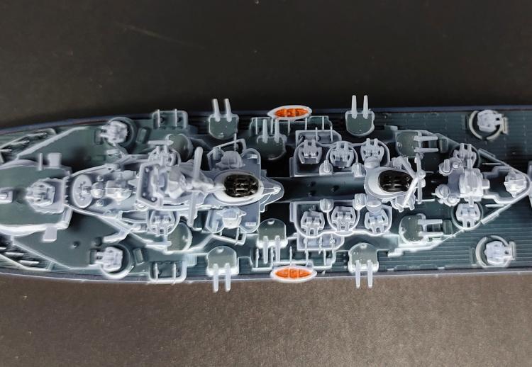 1/1000 US Iowa class Missouri battleship model