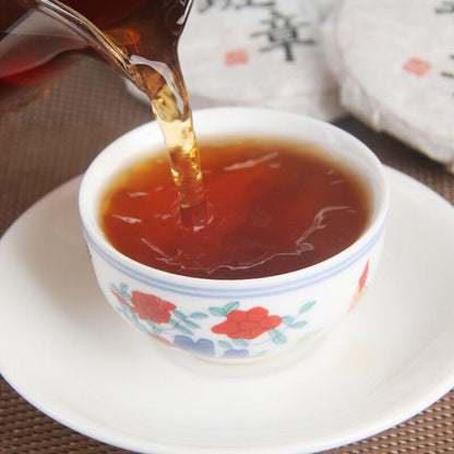 50g Health Ripe Tea Small Tea Cake Yunnan Traditional Banzhang Pu'er Tea