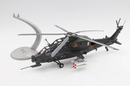 1:30 51CM China WZ-10 Armed Helicopter Airplane Diecast Military Aircraft Model