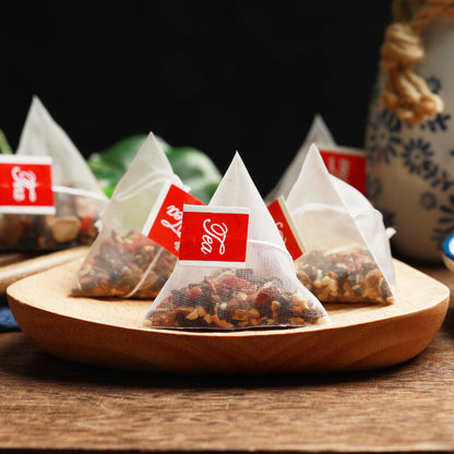 15 Bags Five Treasures Herbal Tea Hongzao Jupi Organic Healthy Herbs Teabags 7g