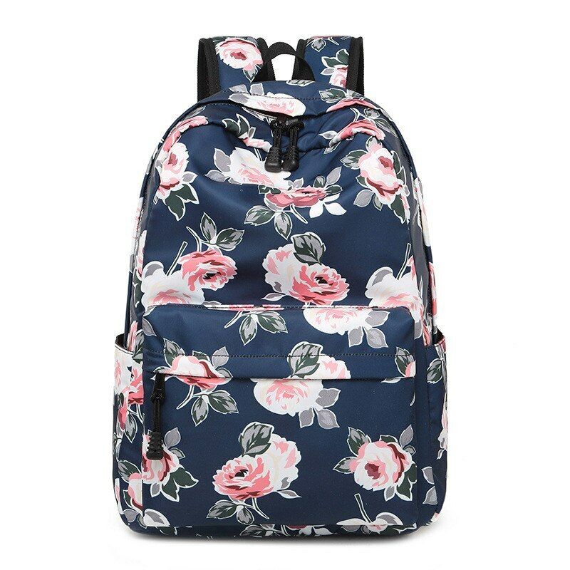 Shoulder Bag Campus Girls's Nylon Backpack Rucksack Women School Bag Knapsack